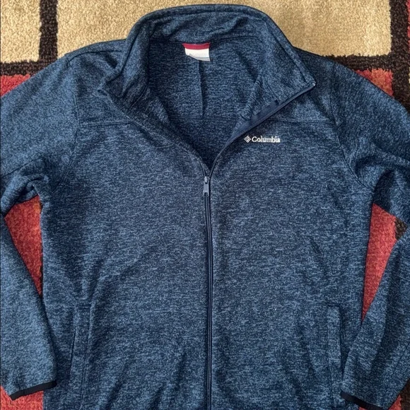 Mens Columbia Full Zip Fleece Jacket - Picture 3 of 6